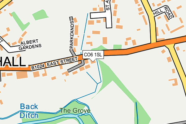 CO6 1SL map - OS OpenMap – Local (Ordnance Survey)