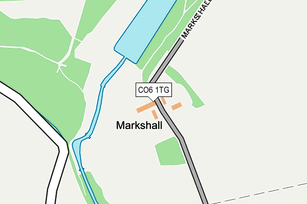 CO6 1TG map - OS OpenMap – Local (Ordnance Survey)