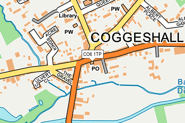 CO6 1TP map - OS OpenMap – Local (Ordnance Survey)