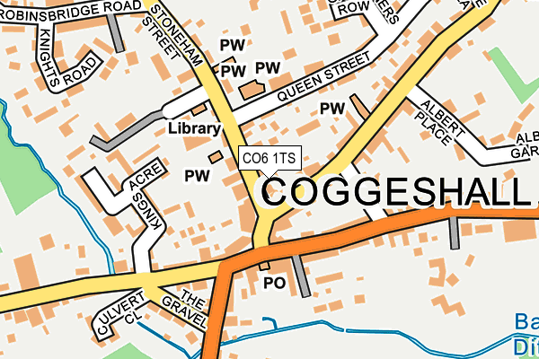 Map of CODESHALL LTD at local scale