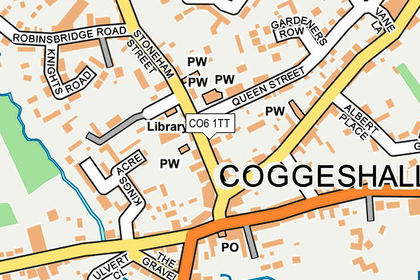CO6 1TT map - OS OpenMap – Local (Ordnance Survey)