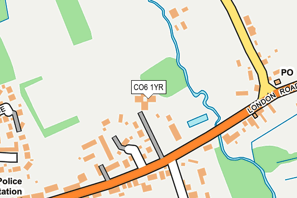 CO6 1YR map - OS OpenMap – Local (Ordnance Survey)