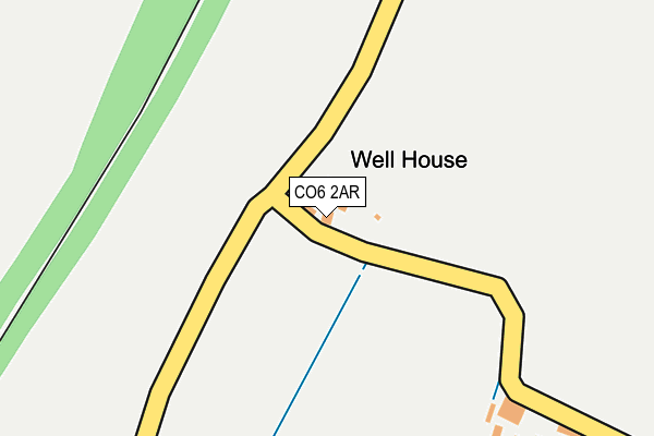 CO6 2AR map - OS OpenMap – Local (Ordnance Survey)