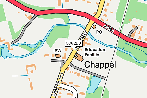 CO6 2DD map - OS OpenMap – Local (Ordnance Survey)