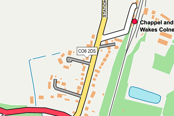 CO6 2DS map - OS OpenMap – Local (Ordnance Survey)