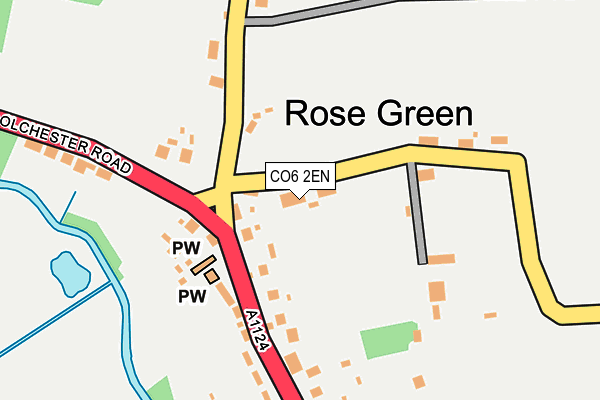 CO6 2EN map - OS OpenMap – Local (Ordnance Survey)