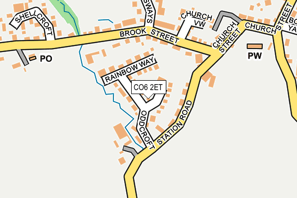 CO6 2ET map - OS OpenMap – Local (Ordnance Survey)