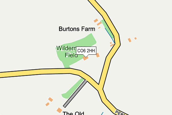 CO6 2HH map - OS OpenMap – Local (Ordnance Survey)