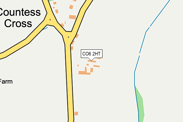 CO6 2HT map - OS OpenMap – Local (Ordnance Survey)