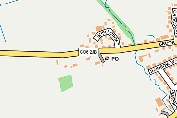 CO6 2JB map - OS OpenMap – Local (Ordnance Survey)