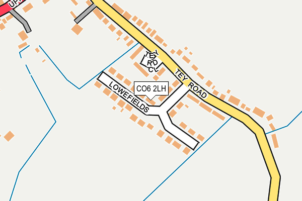 CO6 2LH map - OS OpenMap – Local (Ordnance Survey)