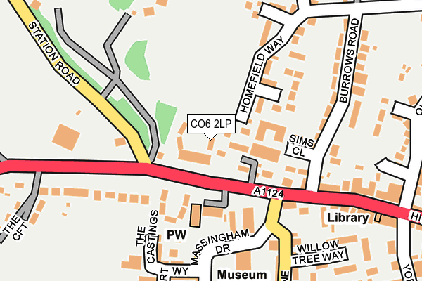 CO6 2LP map - OS OpenMap – Local (Ordnance Survey)