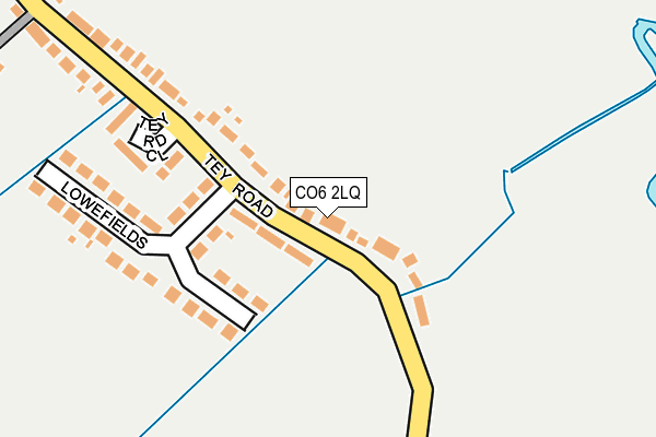 CO6 2LQ map - OS OpenMap – Local (Ordnance Survey)