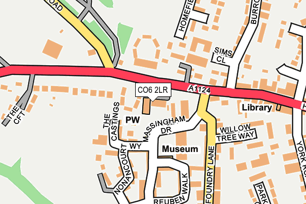 CO6 2LR map - OS OpenMap – Local (Ordnance Survey)