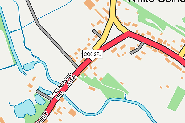 CO6 2PJ map - OS OpenMap – Local (Ordnance Survey)