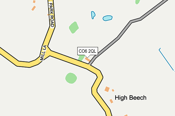 CO6 2QL map - OS OpenMap – Local (Ordnance Survey)