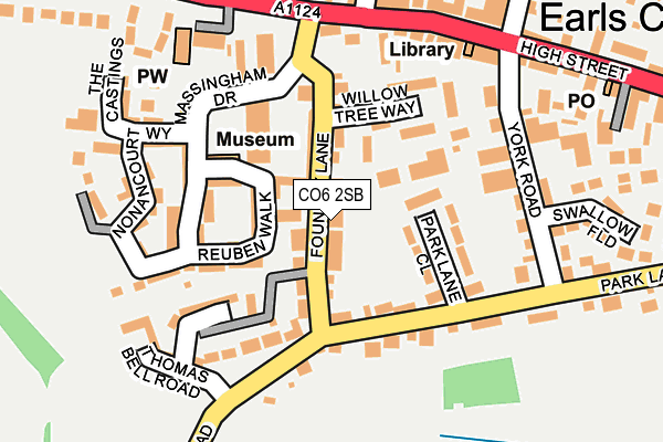 CO6 2SB map - OS OpenMap – Local (Ordnance Survey)