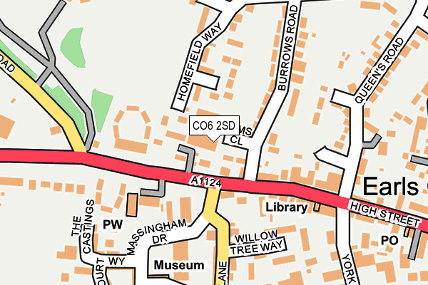 CO6 2SD map - OS OpenMap – Local (Ordnance Survey)