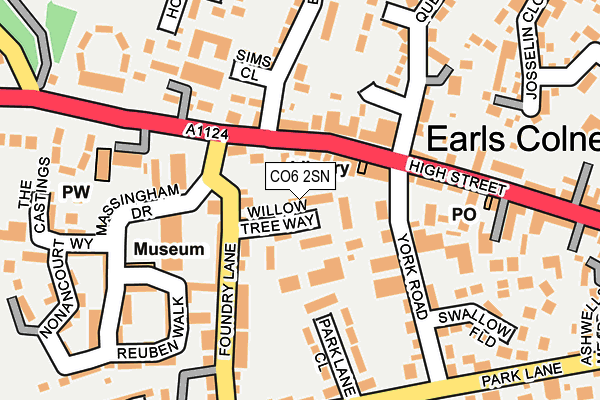 Map of THE CRAFT HUB EC LTD at local scale