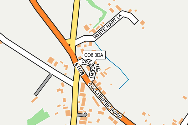 CO6 3DA map - OS OpenMap – Local (Ordnance Survey)