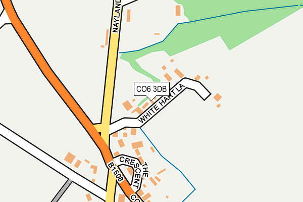 CO6 3DB map - OS OpenMap – Local (Ordnance Survey)
