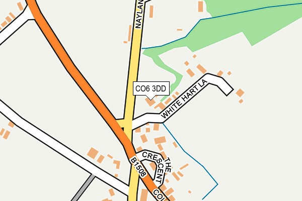 CO6 3DD map - OS OpenMap – Local (Ordnance Survey)