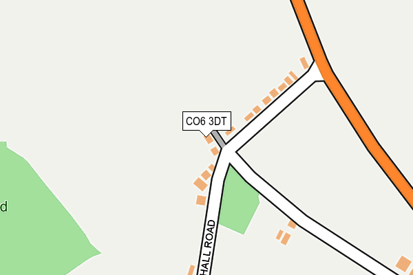 CO6 3DT map - OS OpenMap – Local (Ordnance Survey)