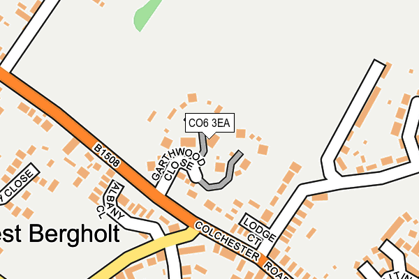 CO6 3EA map - OS OpenMap – Local (Ordnance Survey)