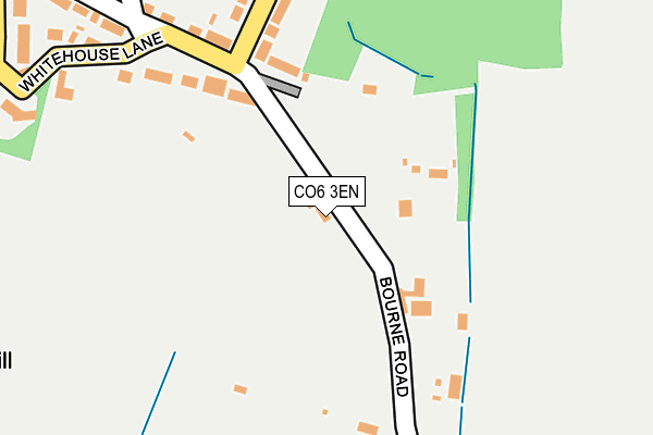 CO6 3EN map - OS OpenMap – Local (Ordnance Survey)