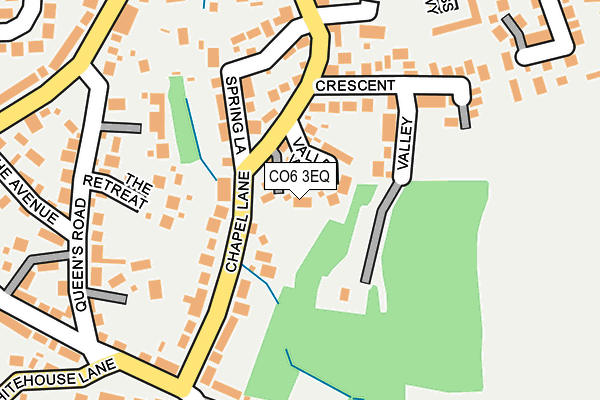CO6 3EQ map - OS OpenMap – Local (Ordnance Survey)