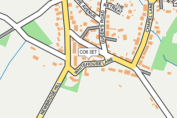 CO6 3ET map - OS OpenMap – Local (Ordnance Survey)