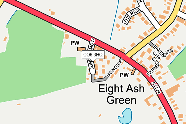 CO6 3HQ map - OS OpenMap – Local (Ordnance Survey)