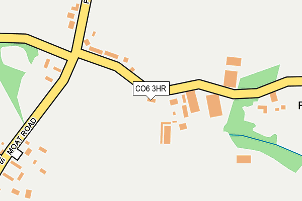 CO6 3HR map - OS OpenMap – Local (Ordnance Survey)