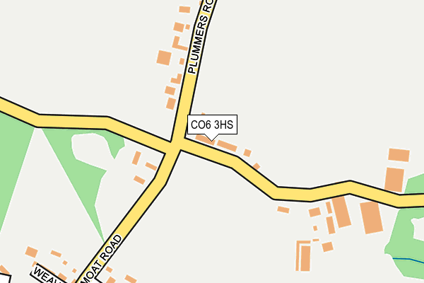 CO6 3HS map - OS OpenMap – Local (Ordnance Survey)
