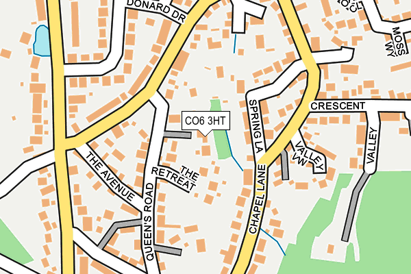 CO6 3HT map - OS OpenMap – Local (Ordnance Survey)