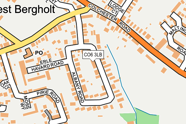 CO6 3LB map - OS OpenMap – Local (Ordnance Survey)