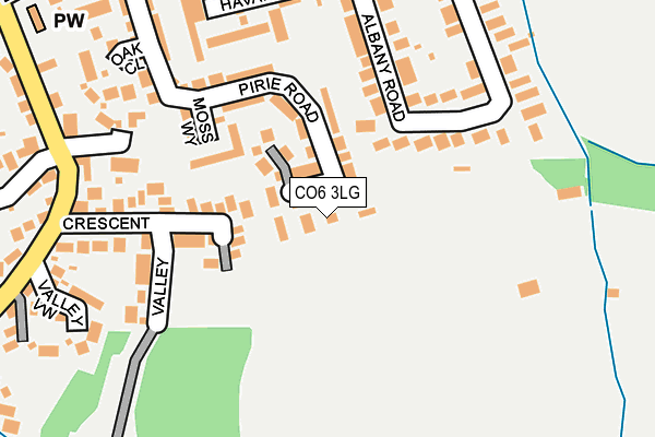 CO6 3LG map - OS OpenMap – Local (Ordnance Survey)