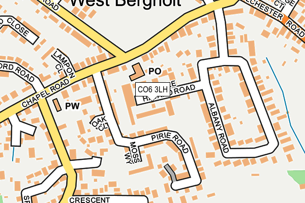 CO6 3LH map - OS OpenMap – Local (Ordnance Survey)