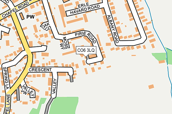 CO6 3LQ map - OS OpenMap – Local (Ordnance Survey)