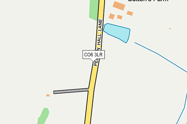 CO6 3LR map - OS OpenMap – Local (Ordnance Survey)