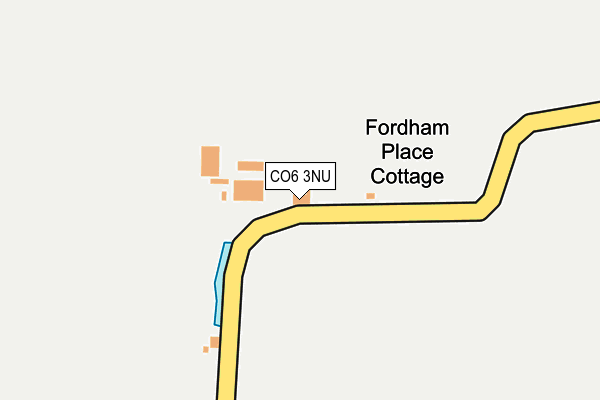 CO6 3NU map - OS OpenMap – Local (Ordnance Survey)