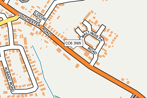 CO6 3NW map - OS OpenMap – Local (Ordnance Survey)