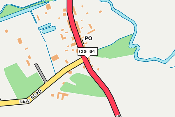 CO6 3PL map - OS OpenMap – Local (Ordnance Survey)