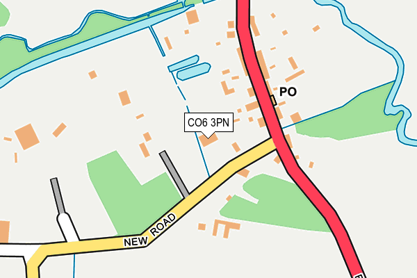 CO6 3PN map - OS OpenMap – Local (Ordnance Survey)