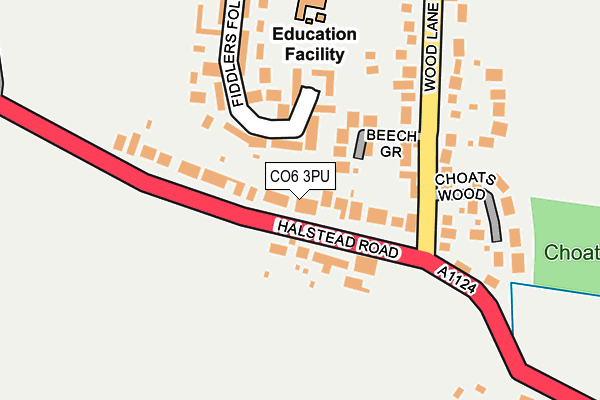 Map of ABC TRAINING ACADEMY LTD at local scale