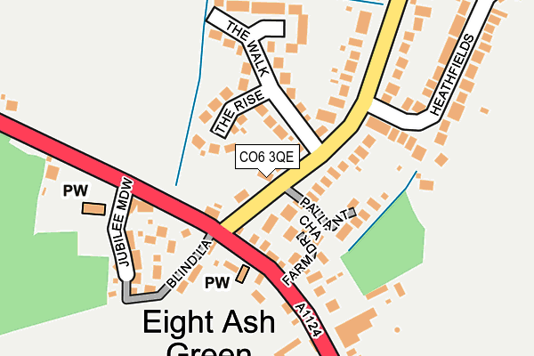 Map of ASHLAWN LIMITED at local scale