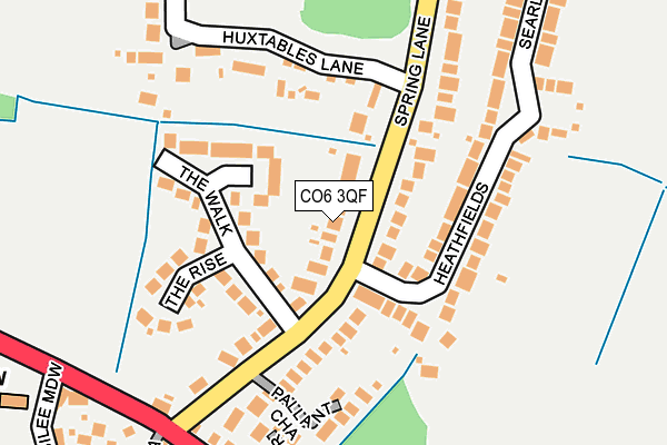 CO6 3QF map - OS OpenMap – Local (Ordnance Survey)