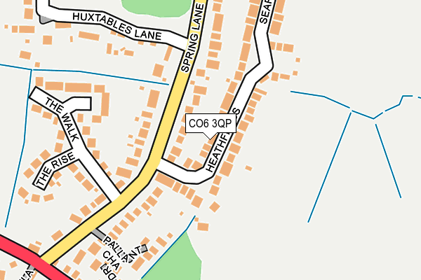 CO6 3QP map - OS OpenMap – Local (Ordnance Survey)