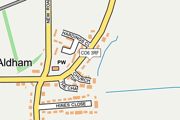 CO6 3RF map - OS OpenMap – Local (Ordnance Survey)