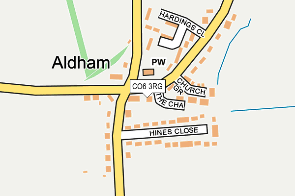 CO6 3RG map - OS OpenMap – Local (Ordnance Survey)